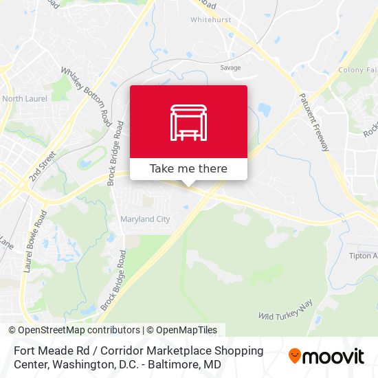 Fort Meade Rd / Corridor Marketplace Shopping Center map