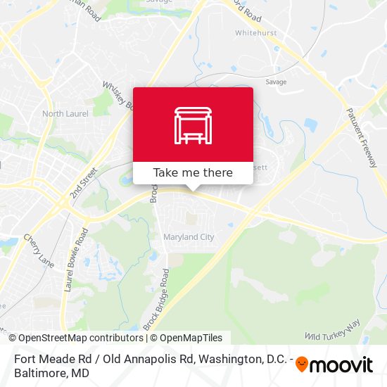 Mapa de Fort Meade Rd / Old Annapolis Rd