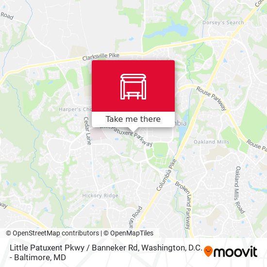 Little Patuxent Pkwy / Banneker Rd map