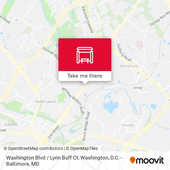 Mapa de Washington Blvd / Lynn Buff Ct