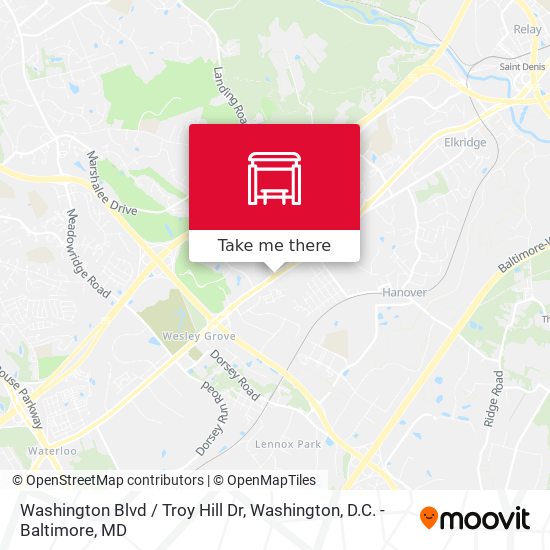 Mapa de Washington Blvd / Troy Hill Dr