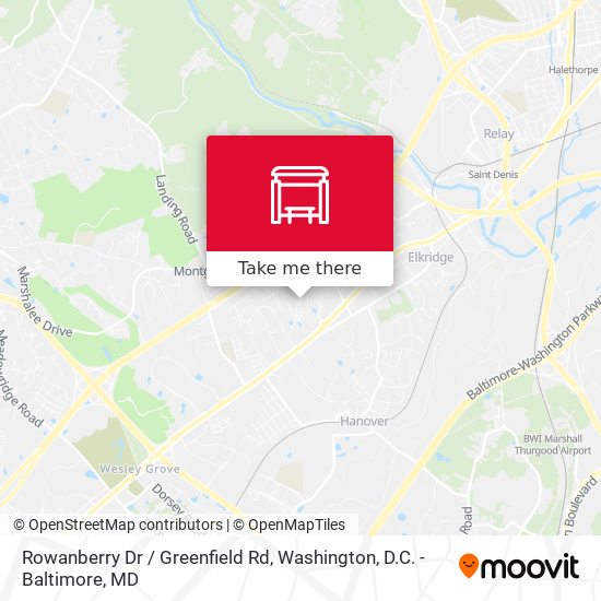 Mapa de Rowanberry Dr / Greenfield Rd