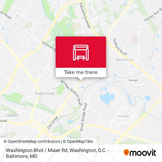 Mapa de Washington Blvd / Maier Rd