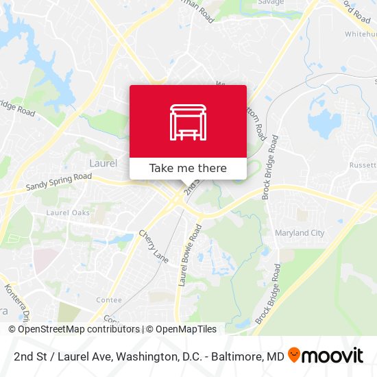 2nd St / Laurel Ave map