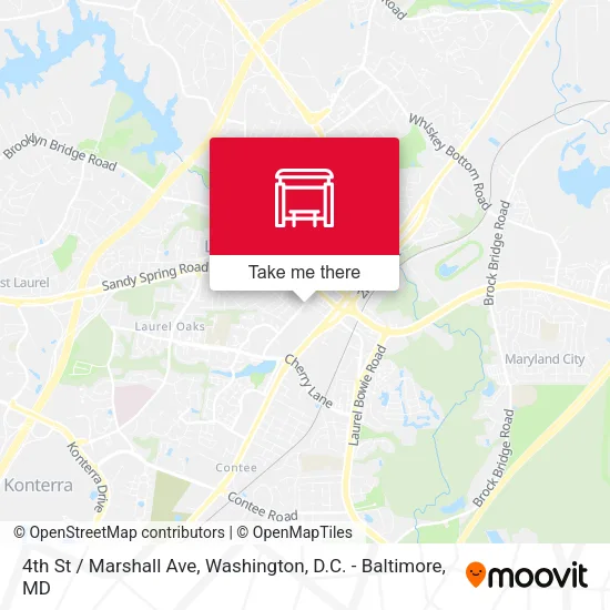 4th St / Marshall Ave map