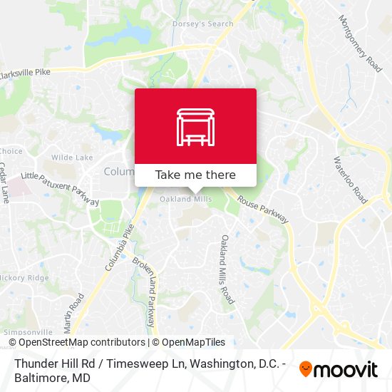 Mapa de Thunder Hill Rd / Timesweep Ln