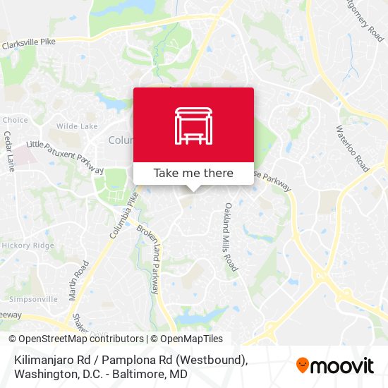 Mapa de Kilimanjaro Rd / Pamplona Rd (Westbound)