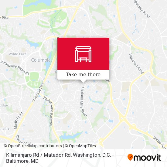 Mapa de Kilimanjaro Rd / Matador Rd