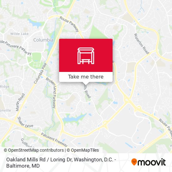 Oakland Mills Rd / Loring Dr map