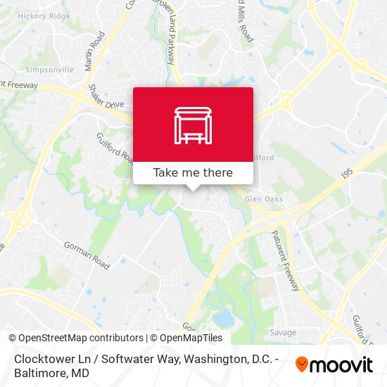 Mapa de Clocktower Ln / Softwater Way