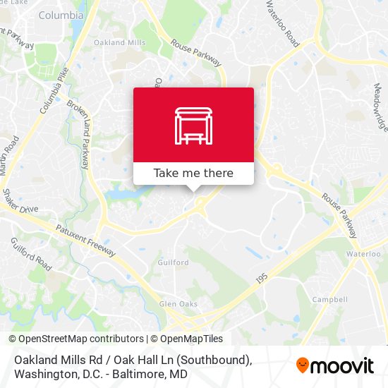 Mapa de Oakland Mills Rd / Oak Hall Ln (Southbound)