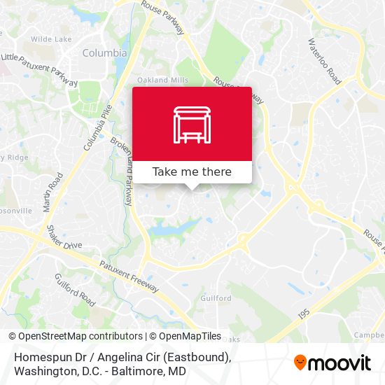Mapa de Homespun Dr / Angelina Cir (Eastbound)