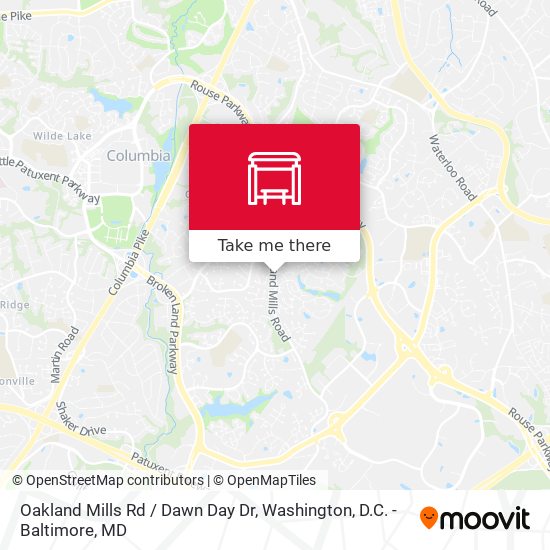 Oakland Mills Rd / Dawn Day Dr map