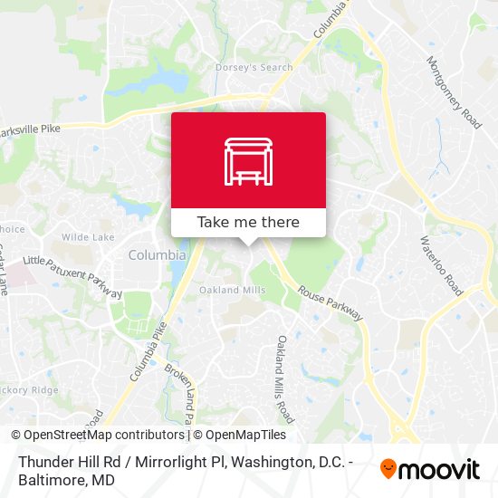 Mapa de Thunder Hill Rd / Mirrorlight Pl