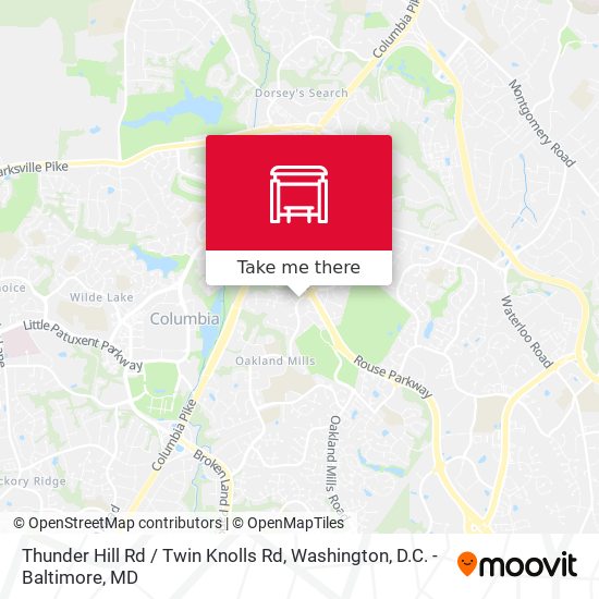 Thunder Hill Rd / Twin Knolls Rd map