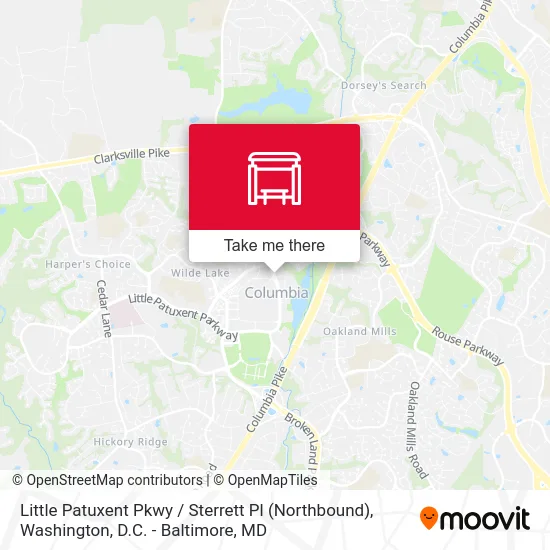 Little Patuxent Pkwy / Sterrett Pl (Northbound) map