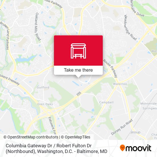 Columbia Gateway Dr / Robert Fulton Dr (Northbound) map