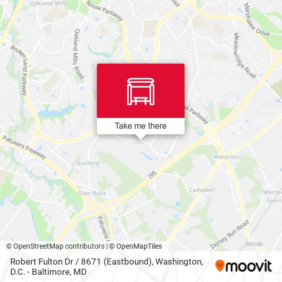 Robert Fulton Dr / 8671 (Eastbound) map
