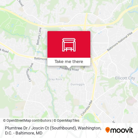 Plumtree Dr / Joycin Ct (Southbound) map