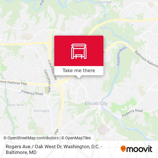 Rogers Ave / Oak West Dr map