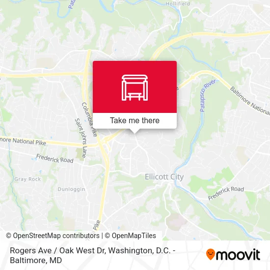 Mapa de Rogers Ave / Oak West Dr