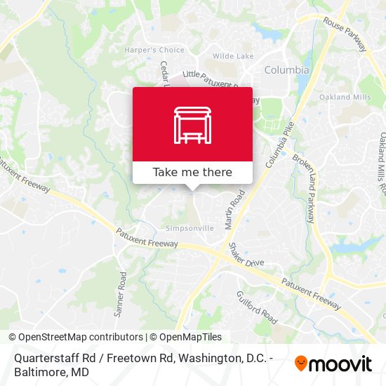 Quarterstaff Rd / Freetown Rd map