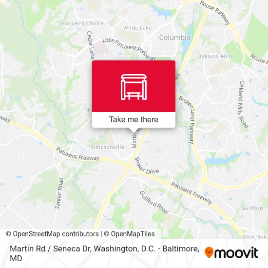 Martin Rd / Seneca Dr map