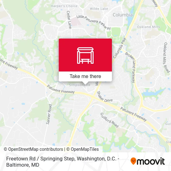Freetown Rd / Springing Step map