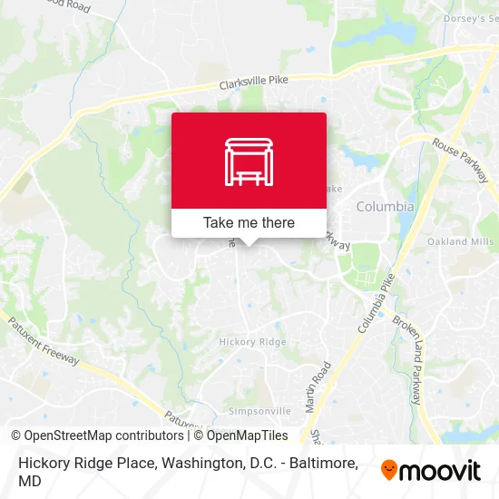Hickory Ridge Place map