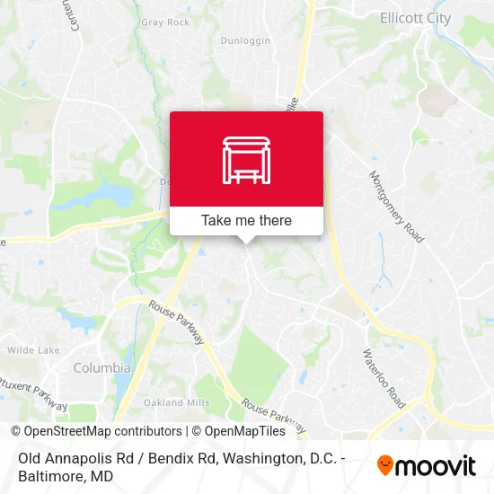 Old Annapolis Rd / Bendix Rd map