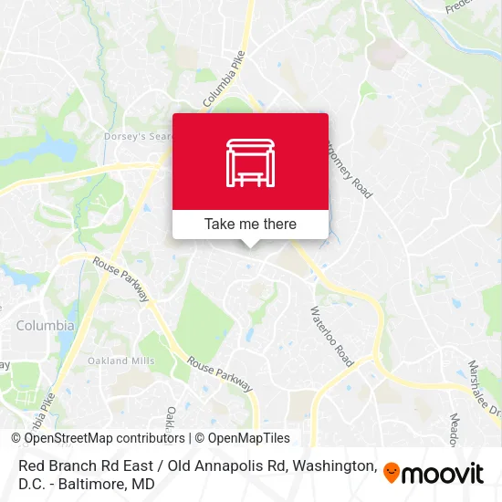 Red Branch Rd East / Old Annapolis Rd map