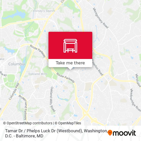Tamar Dr / Phelps Luck Dr (Westbound) map