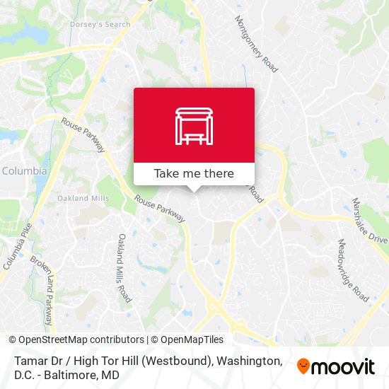 Tamar Dr / High Tor Hill (Westbound) map