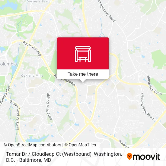 Tamar Dr / Cloudleap Ct (Westbound) map