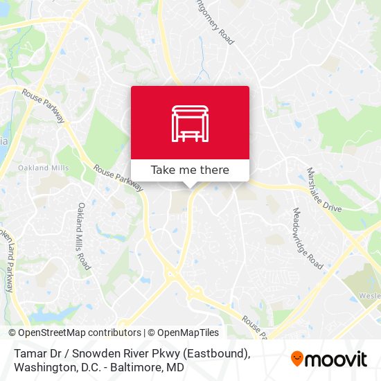 Tamar Dr / Snowden River Pkwy (Eastbound) map