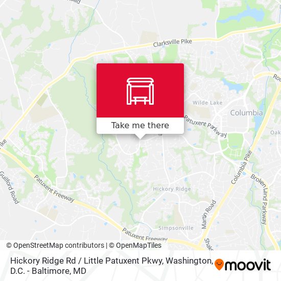 Hickory Ridge Rd / Little Patuxent Pkwy map