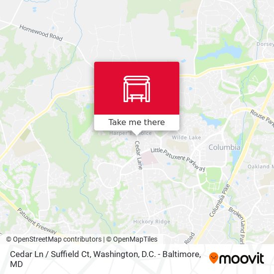 Cedar Ln / Suffield Ct map