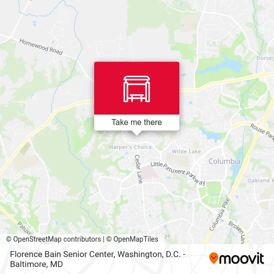 Florence Bain Senior Center map