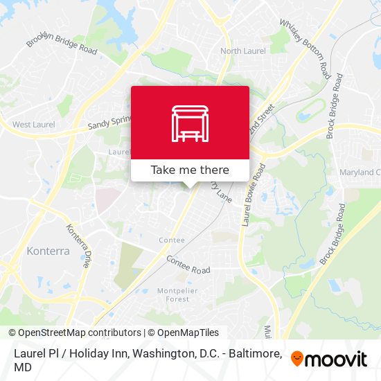 Mapa de Laurel Pl / Holiday Inn