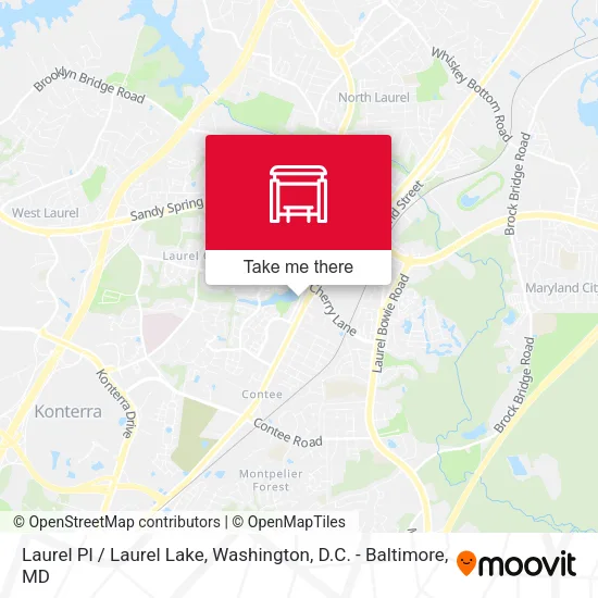 Laurel Pl / Laurel Lake map