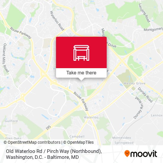 Mapa de Old Waterloo Rd / Pirch Way (Northbound)