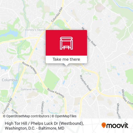 High Tor Hill / Phelps Luck Dr (Westbound) map