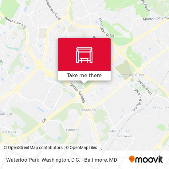 Mapa de Waterloo Park