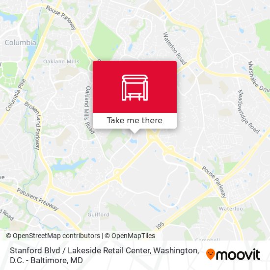 Stanford Blvd / Lakeside Retail Center map