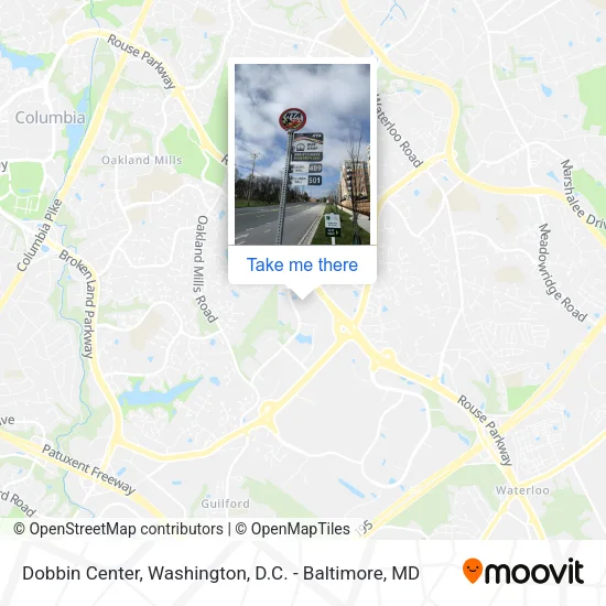 Mapa de Dobbin Center