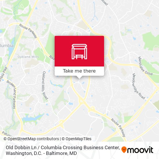 Mapa de Old Dobbin Ln / Columbia Crossing Business Center