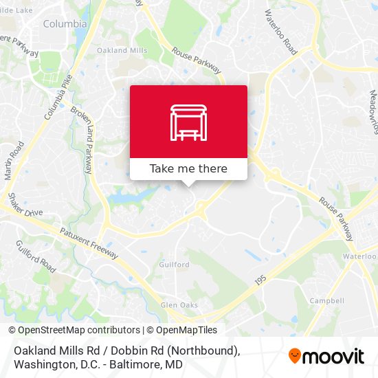 Mapa de Oakland Mills Rd / Dobbin Rd (Northbound)