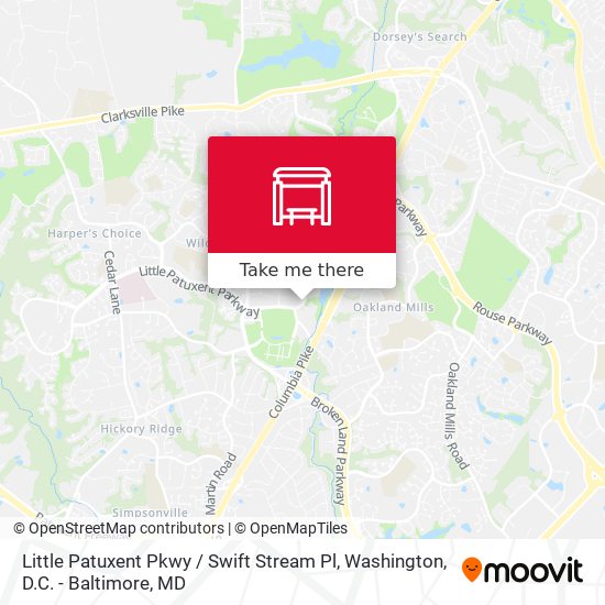 Little Patuxent Pkwy / Swift Stream Pl map