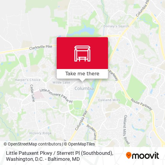 Little Patuxent Pkwy / Sterrett Pl (Southbound) map