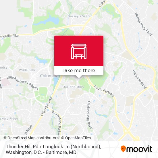 Mapa de Thunder Hill Rd / Longlook Ln (Northbound)